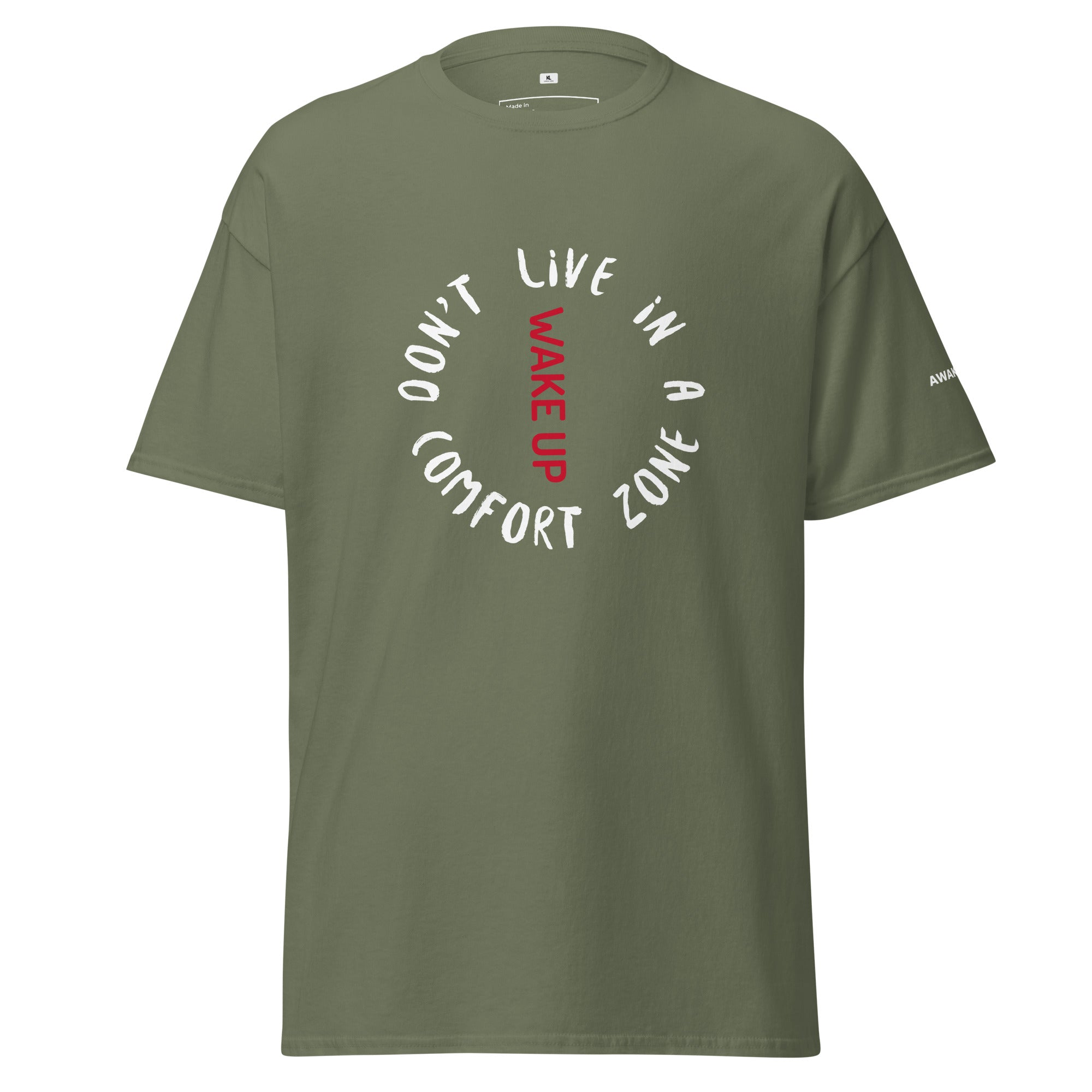 Don't Live in a Comfort Zone - Faith Based T-shirts | Kimmia Label