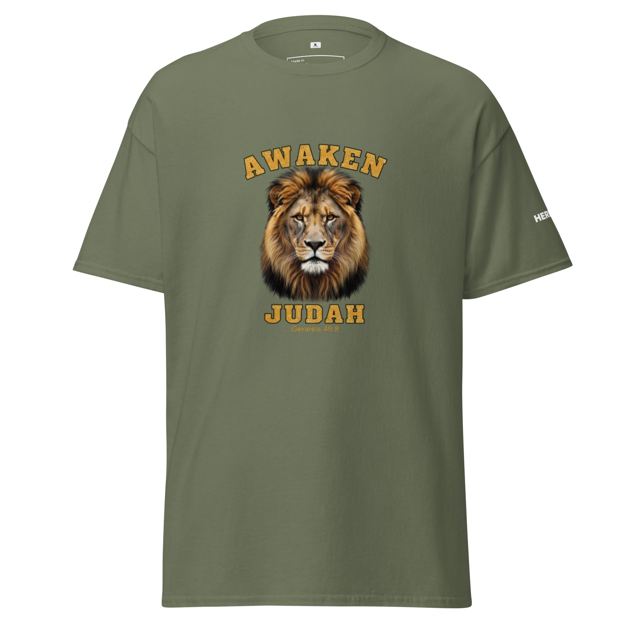 Awaken Judah Genesis 49:8 - Faith Based T-shirts | Kimmia Label